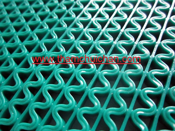 Thảm 3M nhựa lưới màu xanh lá (pvc green) trải bể bơi